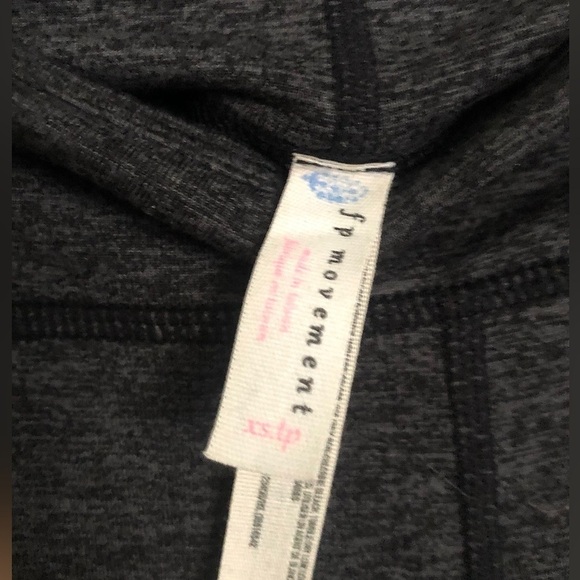 Free People Movement Cutout Legging Charcoal Heather XS - Picture 4 of 5